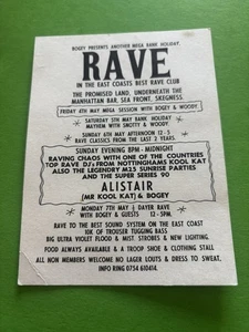 Vintage Rare Rave Flyer The Promised Land Skegness Collectable  - Imagen 1 de 2