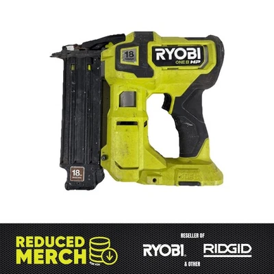 Herramienta clavadora Brad sin escobillas Ryobi One+ HP 18v solo P322 solo una punta de goma Foto 1 de 4