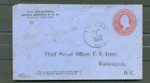USA UO54 War department stationery Signal Officer, spots - Picture 1 of 1