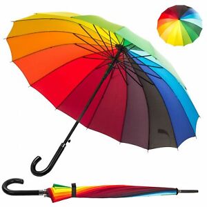 Regenschirm Regenbogen Gunstig Kaufen Ebay