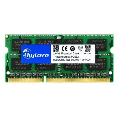 Thylove DDR3 DDR3L 4GB 8GB 1.5V 1.35V SO-DIMM RAM Memory for Laptop Notebook - Image 1 of 4