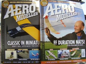 JOB LOT X 2 AEROMODELLER MODEL AIRCRAFT MAGAZINES 2017 AUGUST SEPTEMBER & PLANS - Picture 1 of 5