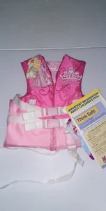 Disney Princess Girls Child Pink Life Vest Red 30-50 lbs NEW - Picture 1 of 6