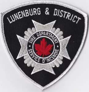 Lunenburg und Bezirksfeuerwehr CANADA Firefighter Patch - Bild 1 von 1