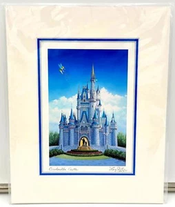 Disney Parchi Castello di Cenerentola - Larry Dotson - Stampa 8""x10"" - 2013 Spedizione gratuita - Foto 1 di 3