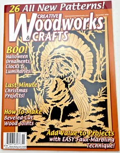 ¡Patrones de sierra de calar incluidos! Creative Woodworks & Crafts Edición #136- 2008- NUEVO - Imagen 1 de 1