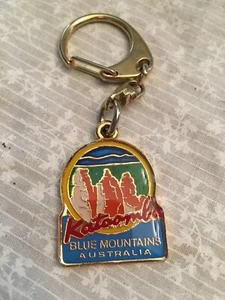 keyring Katoomba blue mountains Australia. Metal. Acrylic covering on enamel - Bild 1 von 4