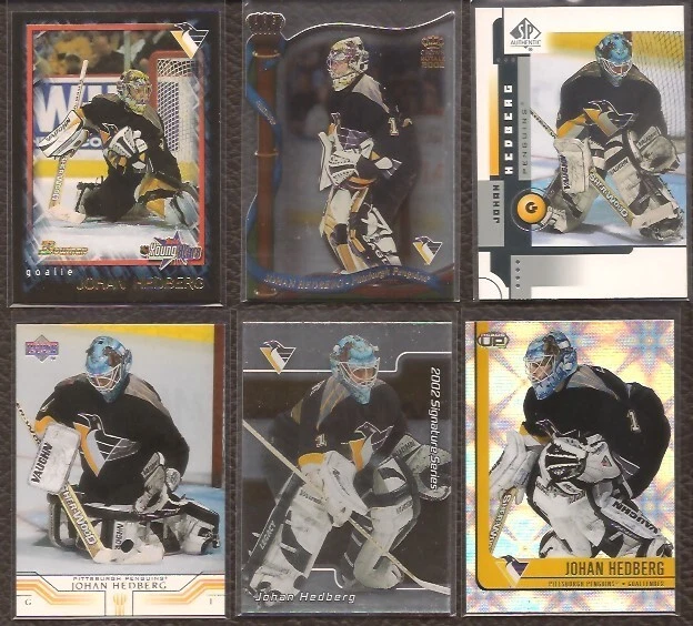 Johan Hedberg 2001-02 Upper Deck SP Authentic #70 Pittsburgh Penguins - Image 1 of 1