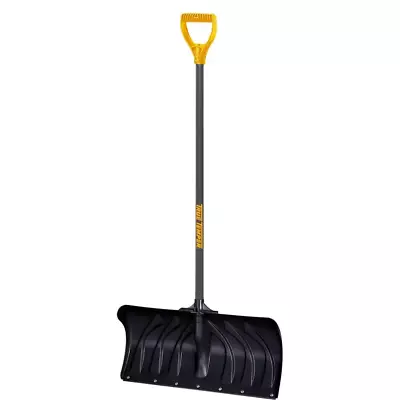 Snow Shovel Strong Poly D-Grip Steel Handle 38.3 in. Plastic Sturdy Poly Blade - Image 1 of 4