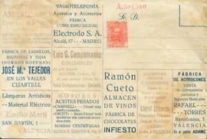 Intero Postal. Privado. ( ) Mng (1925ca) . 25 Cts Rosso Rosa Busta Postale