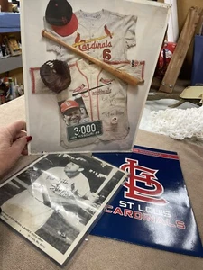 Lot STAN "The Man" MUSIAL 1993 MLB 11 x 14 Poster Cardinals + Photo Pocket Note - Picture 1 of 12