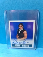 ROBERT GIBSON🏆2014 LEAF ORIGINALS #6 out of 10 AUTOGRAPH Wrestling Card 🏆