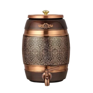 Dispenser 5 litres Antique Itched Design Smooth movement of tap and no dripping - Picture 1 of 8