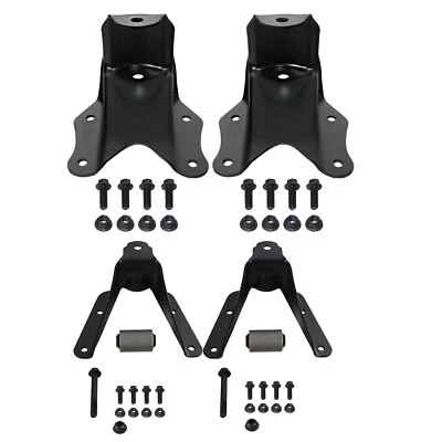 Juego de suspensión de grillete de resorte delantero y trasero para Ford F-150 1986-1996 Foto 1 de 4