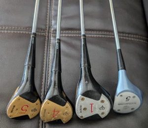 Vintage RAM Golf Clubs set of 3 #1,4,5 And Northwestern #5 - Picture 1 of 24