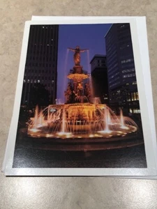 Cincinnati OH The Tyler Davidson Fountain Greeting Card & Envelope - Unused - Picture 1 of 4
