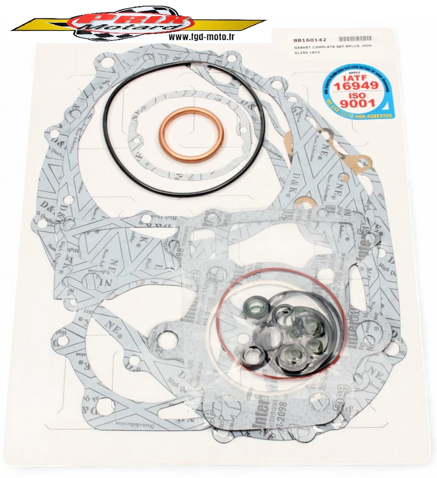 HONDA XL 250 K 1973/1978 POCHETTE JOINTS MOTEUR COMPLETE - Imagen 1 de 1