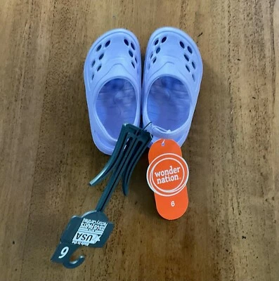 Zuecos Wonder Nation lila niño pequeño talla 6 Foto 1 de 3