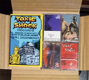 4 TOXIC SHOCK Punk Tape BOOK Assassin bundle Hullabaloo SHELL SHOCK More Gore - Picture 1 of 5