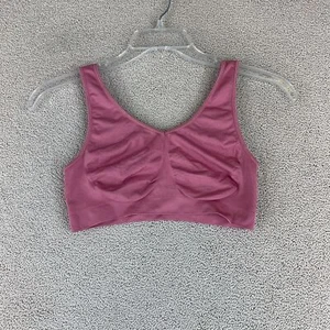 BALI Activewear Sports Bra Women's 8 XL Sleeveless Pink V-Neck Workout - Picture 1 of 8