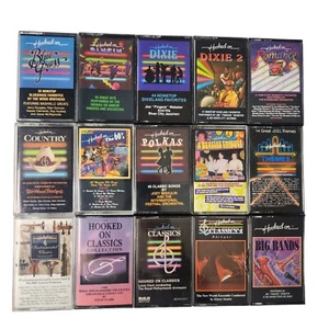 Hooked On Classics Country Dixie Bluegrass Big Bands Romance Dancin Cassette Lot - Picture 1 of 8