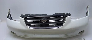 CUBIERTA EMBELLECEDOR PARACHOQUES DELANTERO BLANCO PERLA PARRILLA EMBLEMA para 00 01 NISSAN MAXIMA - Imagen 1 de 2