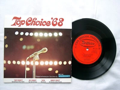 ROBERT GOULET, TONY BENNETT, TOPAL, RAY CONIFF	- Top Choice '68 - 7" EP - UK b - Image 1 of 2