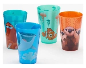 DISNEY FINDING DORY SET OF 4 PLASTIC 8 OZ TUMBLERS - Picture 1 of 4