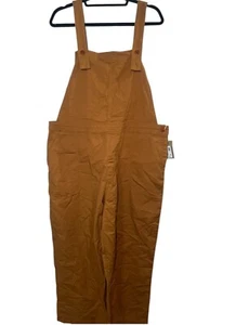 Patagonia Work Wear Plus Size Stand Up Cropped Overalls Womens 18 - Picture 1 of 5