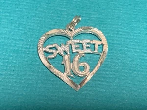 ๐ธ Ciondolo dolce cuore in argento sterling 925 (C7) ๐ธ - Foto 1 di 6