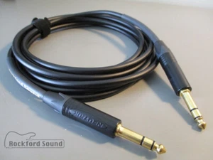 Canare L-4E6S Star Quad | 1 FT | Gold TRS to TRS Balanced Patch Cable - Picture 1 of 4