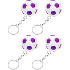 Boys Soccer Backpack & Keychain Set - 4pcs Football Pendant Charm & Wallet