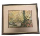 Anne Dunbar Watercolour Painting The Birks of Aberfeldy Signed Original Framed