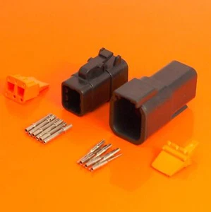Deutsch DTM Serie 6 Pin Weg Stecker & Buchse DTM06-6SB DTM04-6PB - Bild 1 von 4