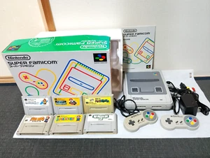 Consola Nintendo Super Famicom japonesa y paquete de juegos japonés SNES probado - Imagen 1 de 20