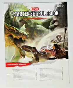 D&D Dungeons & Dragons STARTER SET RULEBOOK - Picture 1 of 7