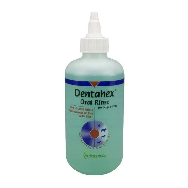 Dentahex Oral Rinse 8oz Vetoquinol Dogs & Cats