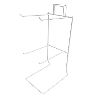 Counter Hook Stand Displays Tabletop for Shops, Craft Fairs, Market Stall White