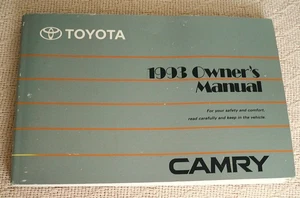Toyota Camry 1993 manual con 2 guías del propietario - ¡buen estado! - Imagen 1 de 7