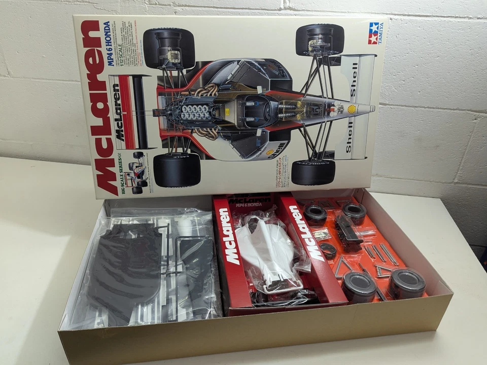 TAMIYA 1/12 MCLAREN MP4 6 HONDA BIG SCALE SERIES 26 VINTAGE - Immagine 1 di 4