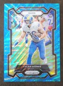 TYLER HIGBEE 2023 Panini Prizm #170 Blue Wave /199 Rams.  B1E - Picture 1 of 3