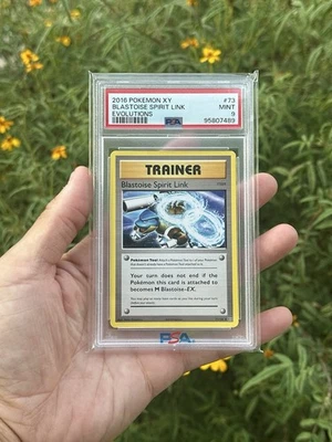 Blastoise Spirit Link 73/108 Evolutions Regular PSA 9 Graded Pokemon!!! - Image 1 of 2