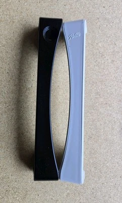 PELLA BLACK EXTERIOR/White INTERIOR HANDLE SET FOR SLIDING DOOR OX, NEW IN BOX  - Image 1 of 3