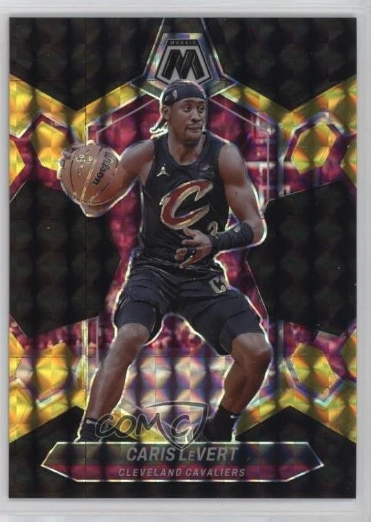 2023-24 Panini Mosaic Choice Black Gold Mosaic Prizm /8 Caris LeVert #46 - Image 1 of 2