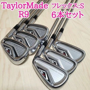 TaylorMade R9 Irons #5~9,Pw(6clubs)/N.S.PRO 950GH/Flex:S/Iron set - Picture 1 of 12