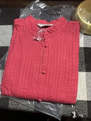 Sobrecamisa Chaqueta Mujer Orvis Shoreline Lino Roja Talla L 14/16 Foto 1 de 4