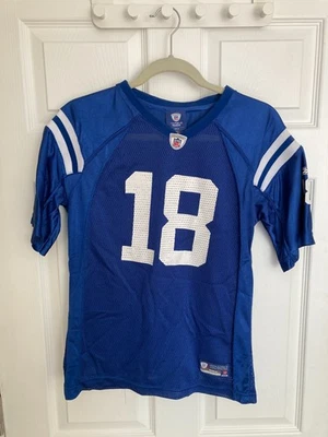 Camiseta deportiva vintage Reebok Indianapolis Colts Peyton Manning #18 niñas XL (16) Foto 1 de 4