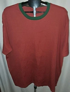 Subway Employee Shirt Men’s Black Burnt Orange Rust Size 2XL Embroidered Work  - Picture 1 of 4
