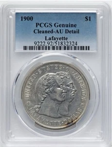 1900 Lafayette Dollar PCGS AU Details cleaned - Picture 1 of 4