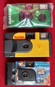 3x single use cameras Fuji, Kodak, Minolta - Picture 1 of 4